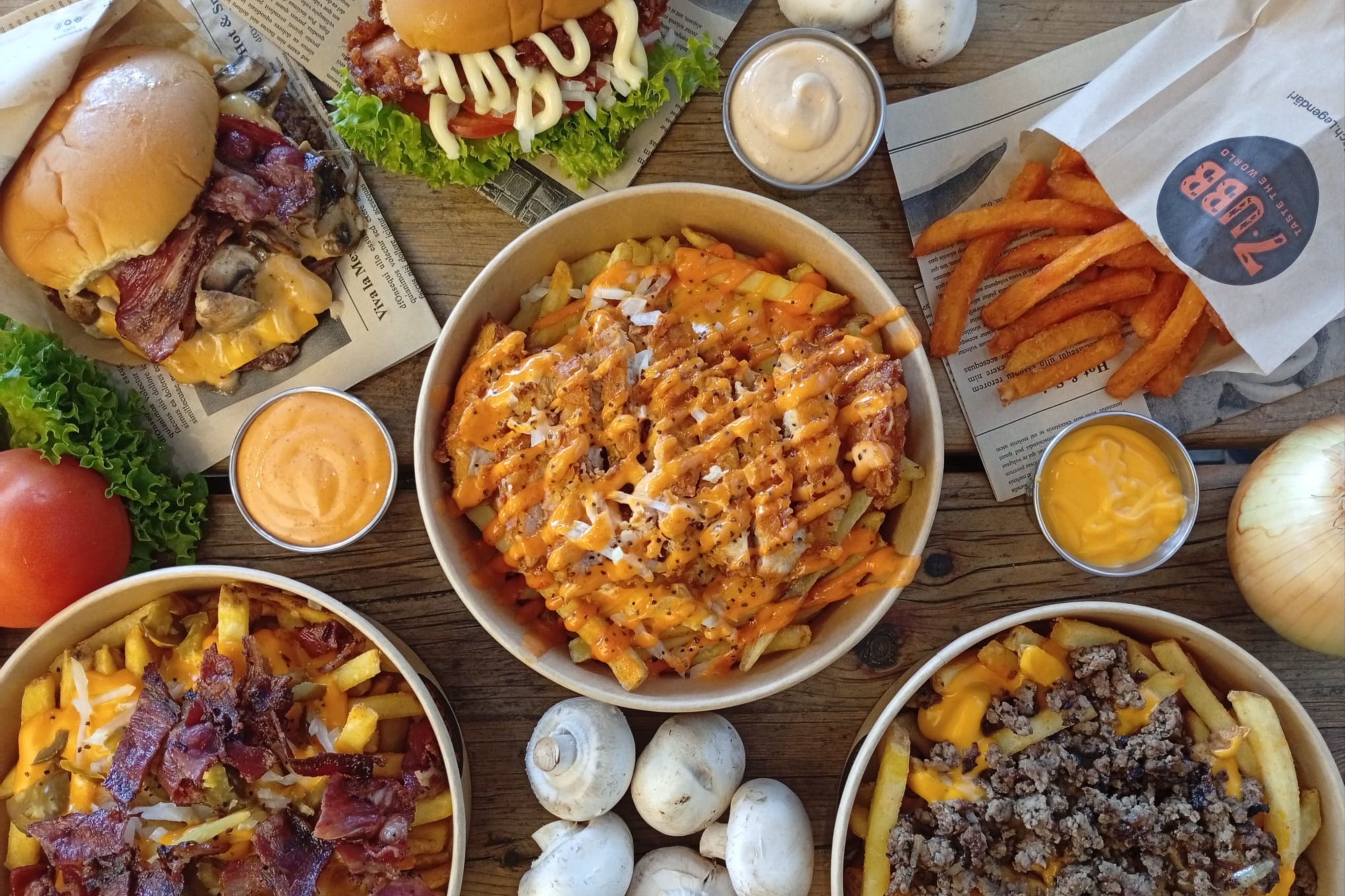 7ubb– burger and more