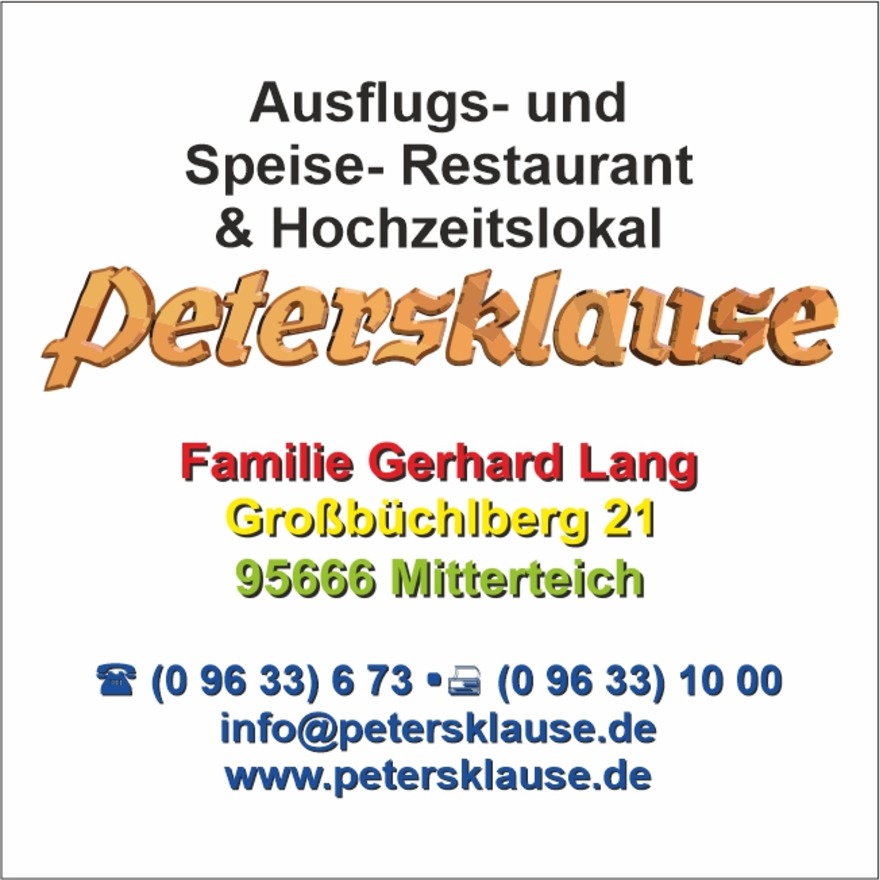 Ausflugs- und Speise-Restaurant & Hochzeitslokal Petersklause