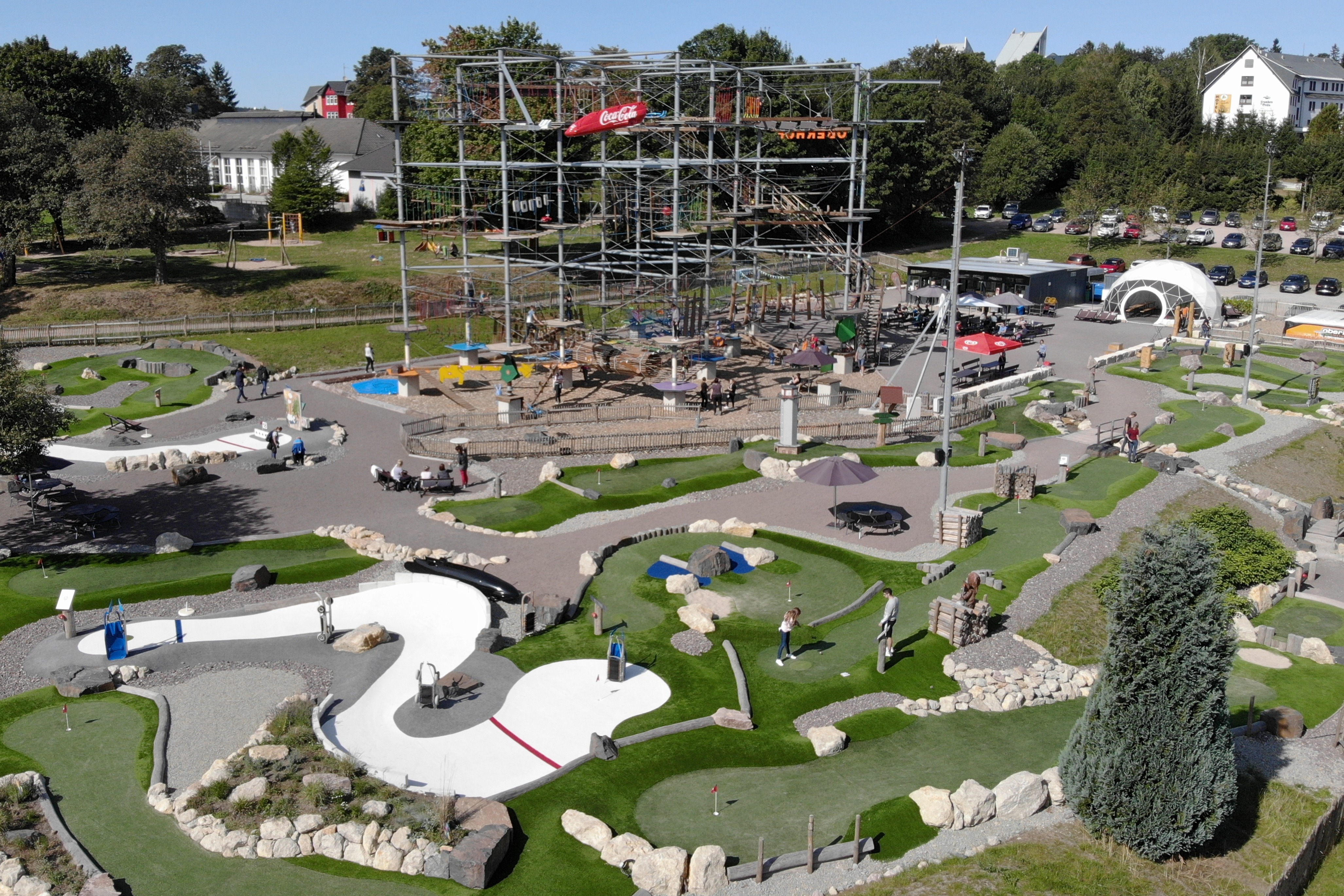 outdoor inn Golfkletterpark