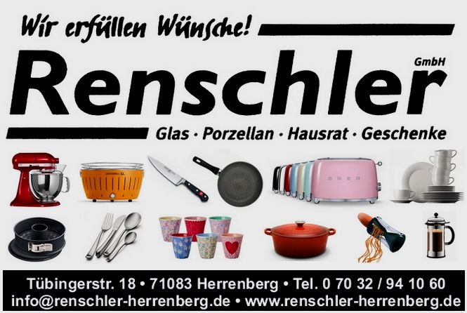 Renschler GmbH: Hausrat | Glas | Porzellan | Geschenke