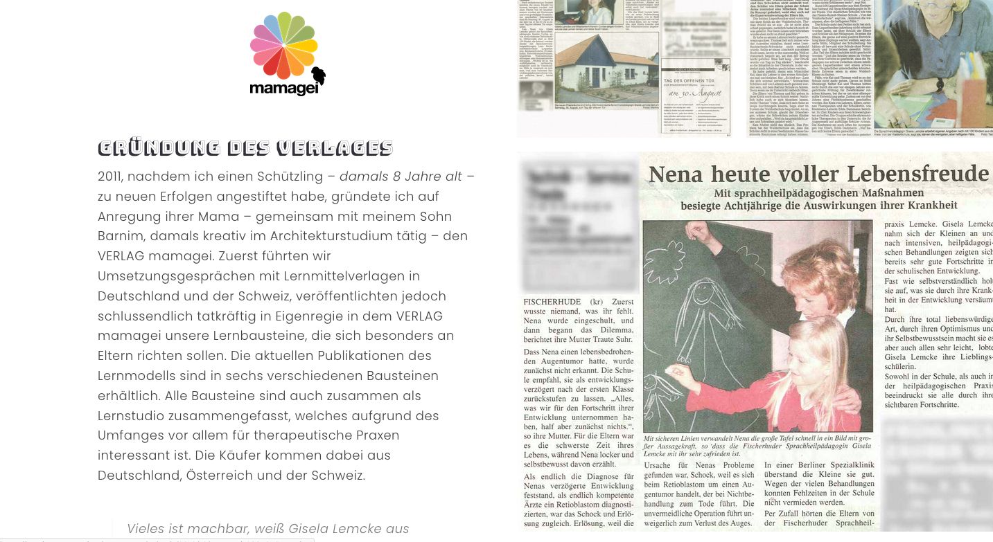 Verlag mamagei Lehr- und Lernmaterial