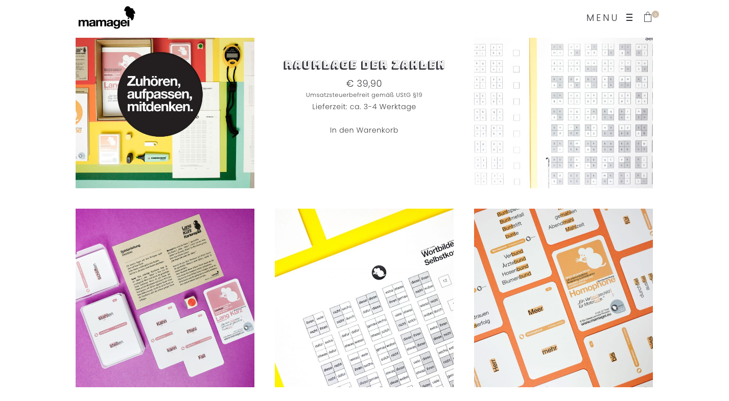 Verlag mamagei Lehr- und Lernmaterial