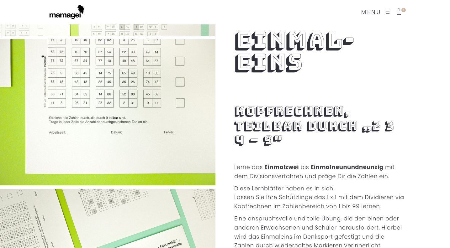 Verlag mamagei Lehr- und Lernmaterial