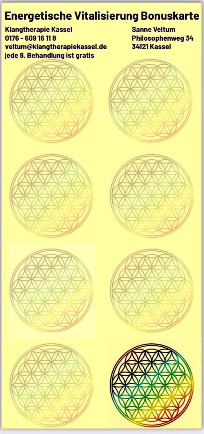 Klangentspannung & Energetische Vitalisierung
