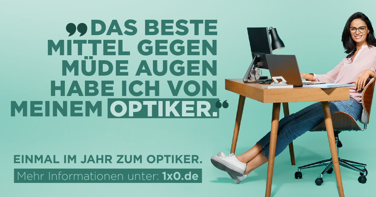 Kuppe Optik, die Spaß macht