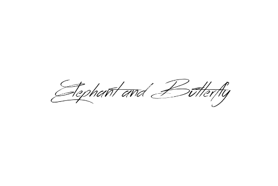 Elephant and Butterfly