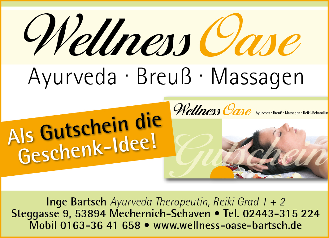 Wellness-Oase, Inge Bartsch, Ayurveda Therapeutin