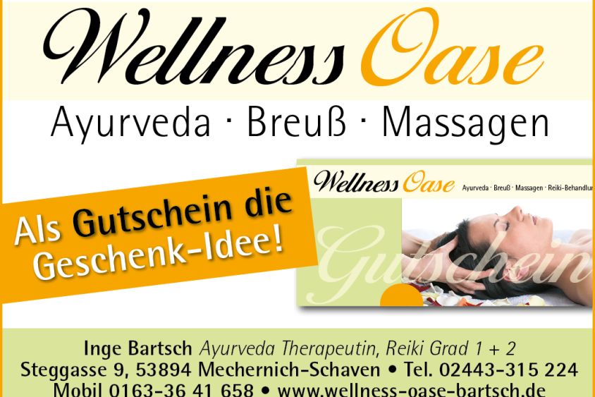 Wellness-Oase, Inge Bartsch, Ayurveda Therapeutin