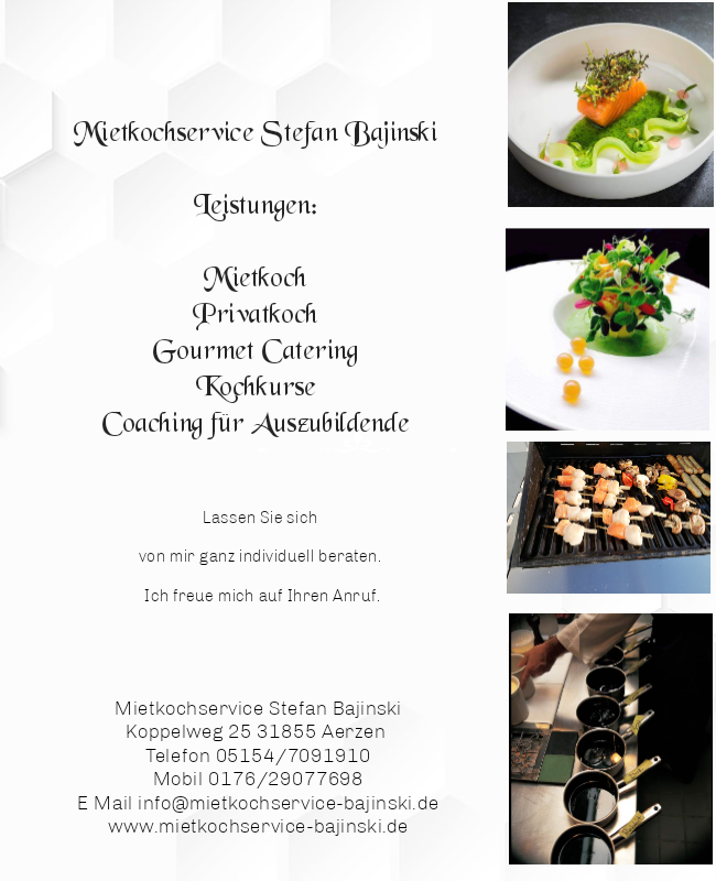 Mietkochservice Stefan Bajinski