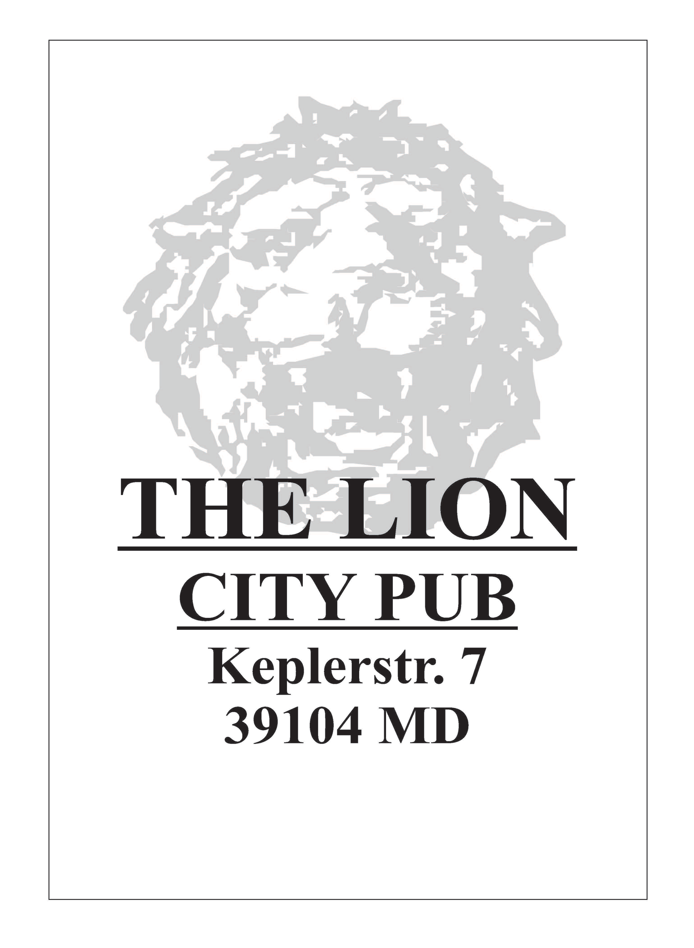 "The Lion - City Pub"
