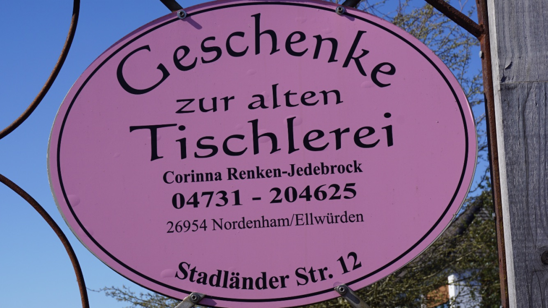 Geschenke zur alten Tischlerei title image