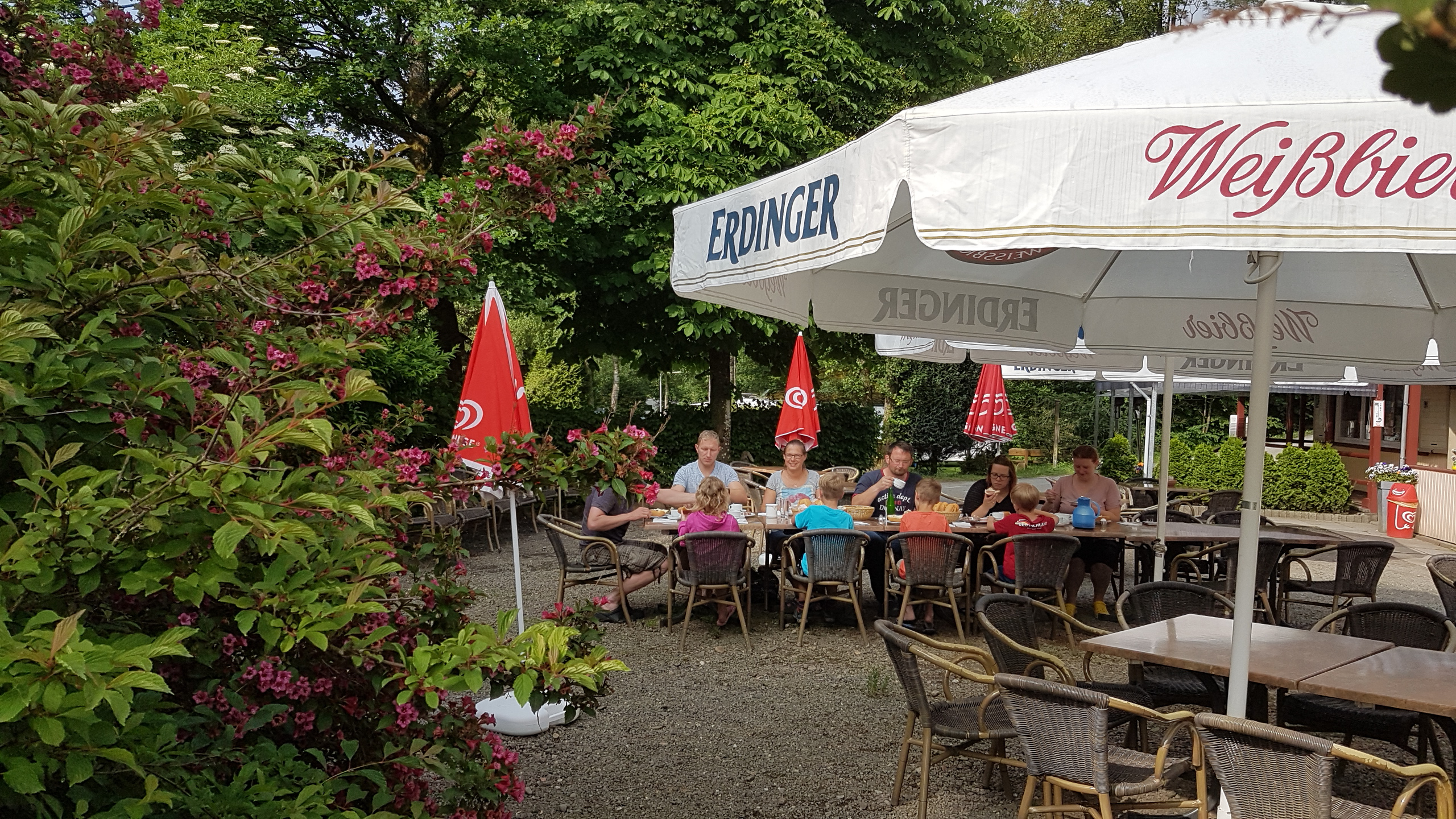 Camping Eulenburg, Gaststube, Biergarten
