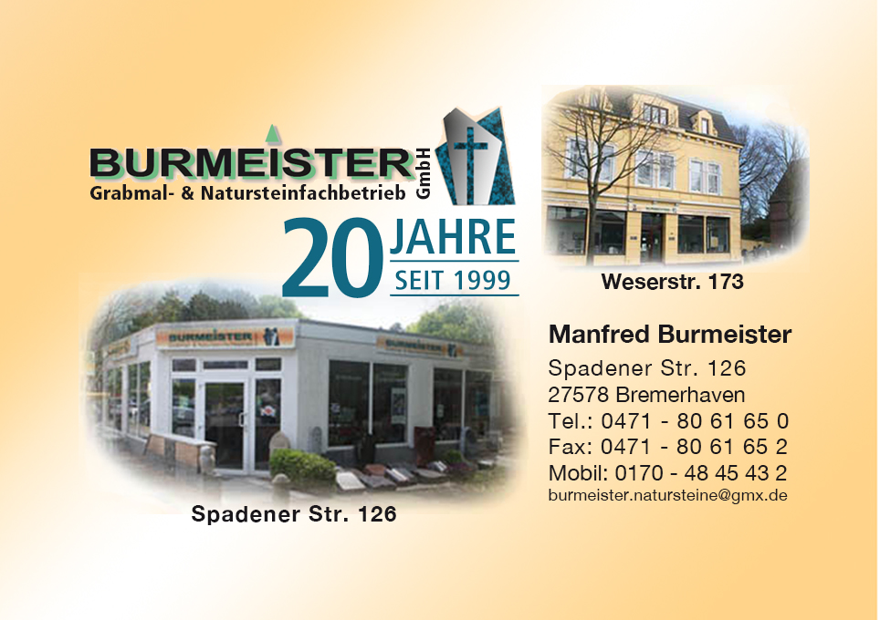 Burmeister GmbH Grabmal -& Natursteinfachbetrieb