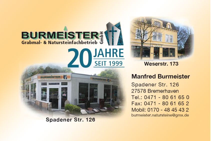 Burmeister GmbH Grabmal -& Natursteinfachbetrieb