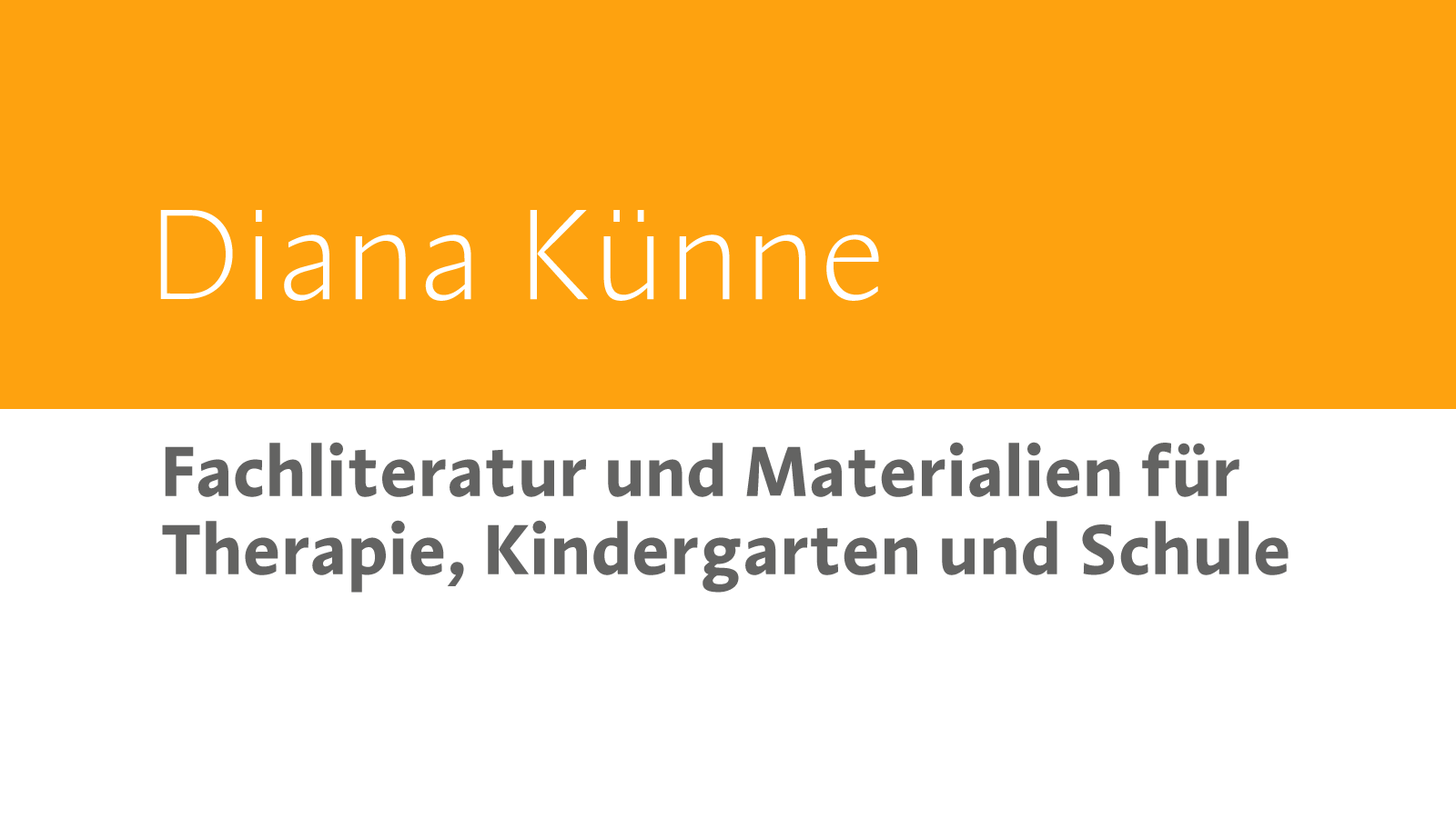 Diana Künne Päd. Verlag & Buchhandlung