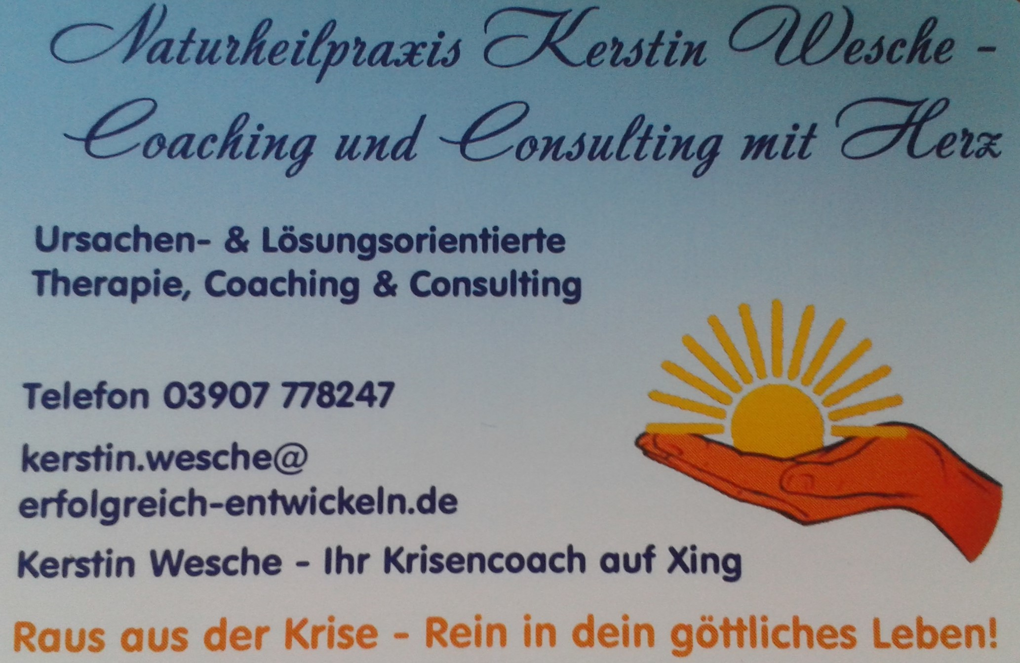 Naturheilpraxis Kerstin Wesche Coaching & Beratung