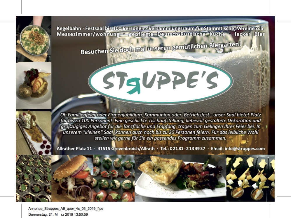 „Struppe‘s“ title image