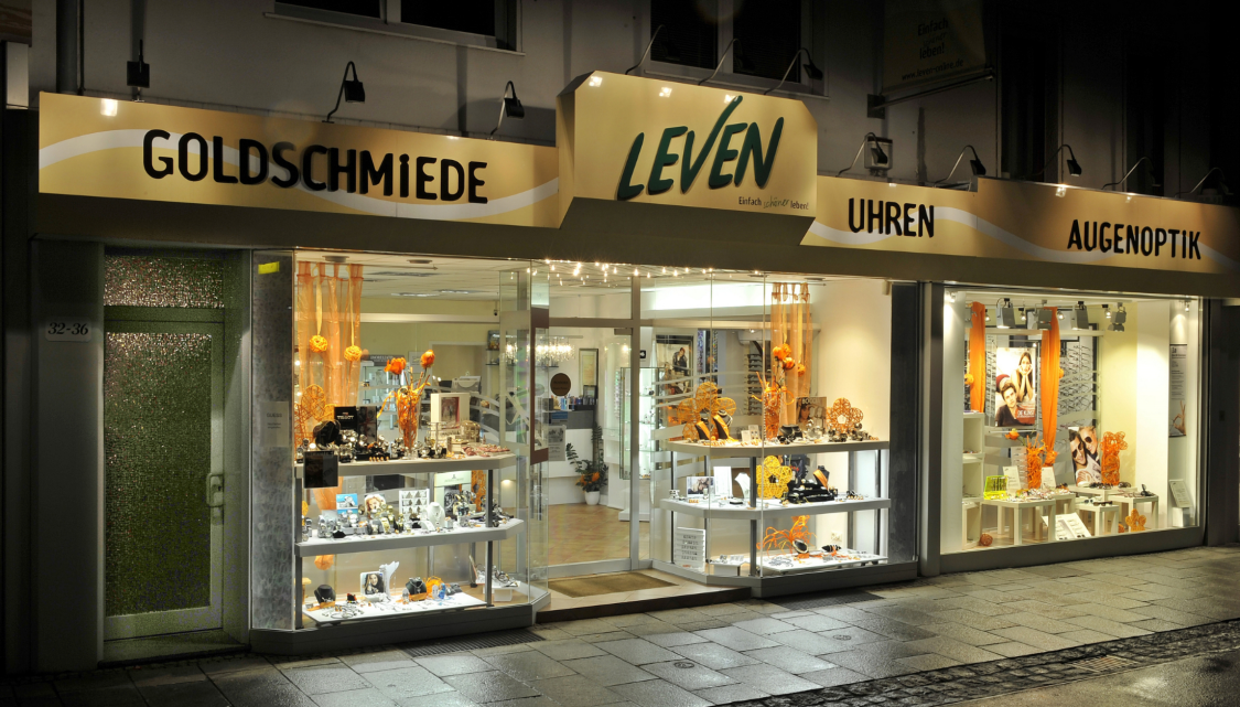 LEVEN Uhren, Goldschmiede, Augenoptik title image
