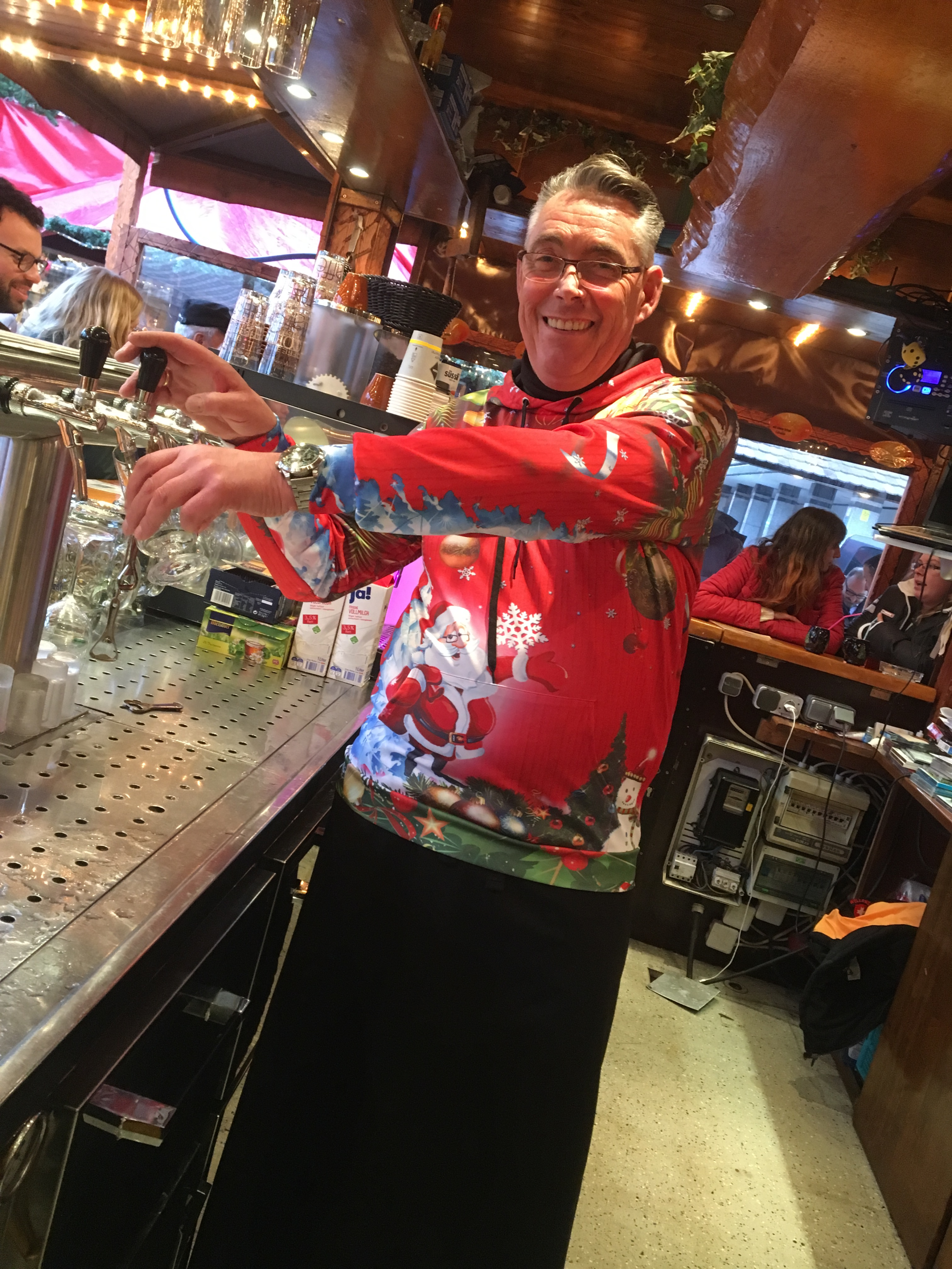 Glühweinstand bei „Thomas „