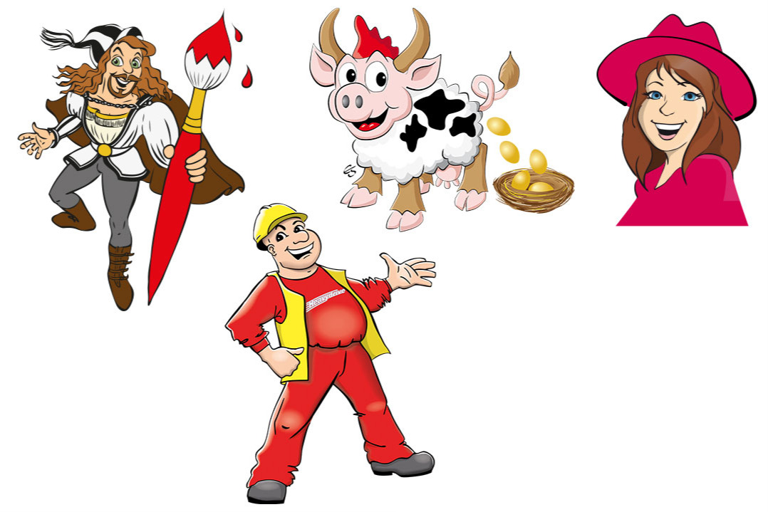 PosiToons® - Illustration und Werbefiguren