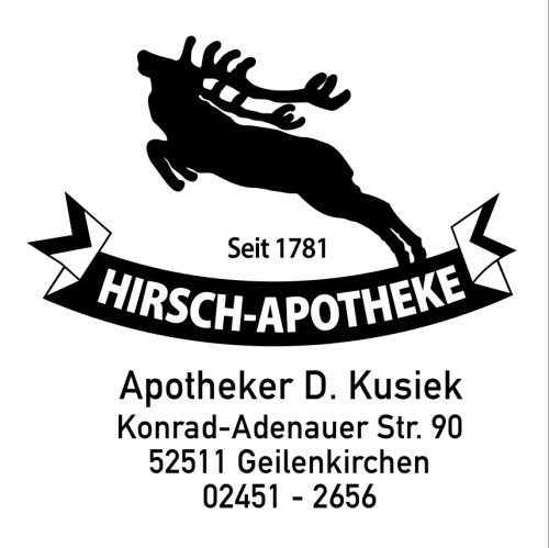 Hirsch Apotheke Kusiek logo