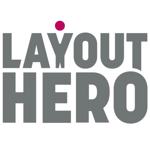 LAYOUTHERO. Das Grafik-Büro. logo